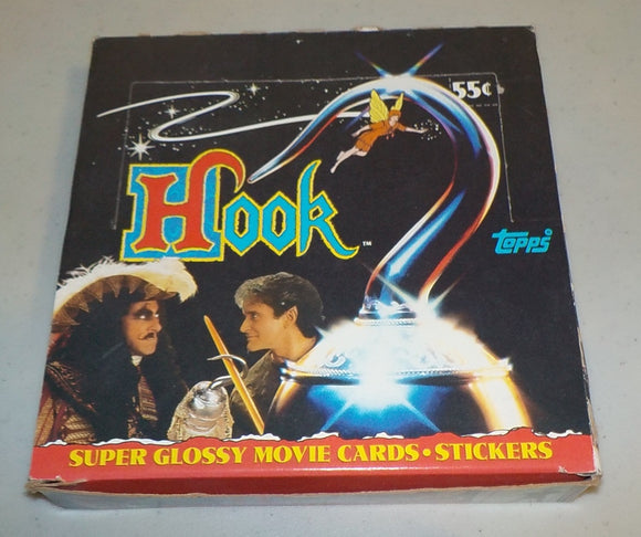 1991 Topps Hook Movie Trading cards 36 Pack Box