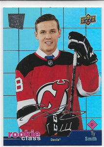 Ty Smith 2020-21 Upper Deck Extended Rookie Class card RC-23