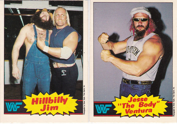 1985 Topps WWF Wrestling Series 1 cards choose your numbers from the list