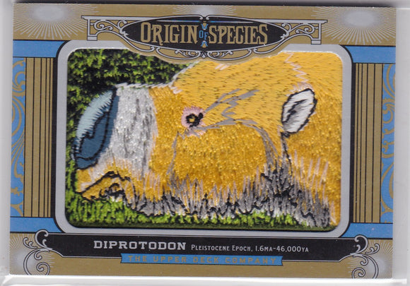 2016 Goodwin Champions Origin Of The Species Patch card OS234 Diprotodon