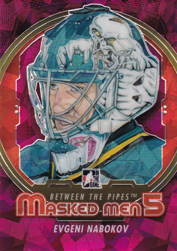 Evgeni Nabokov 2012-13 Between The Pipes Masked Men 5 card MM-32 Rainbow