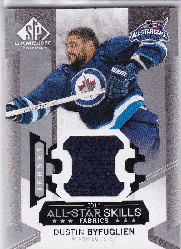 Dustin Byfuglien 2015-16 SP Game Used All-Star Skills Jersey card AS-18