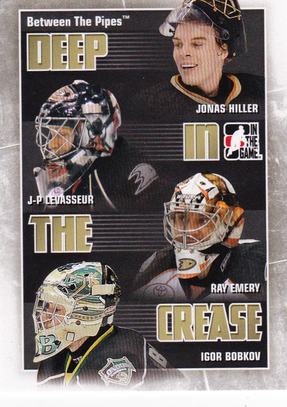2010-11 Between The Pipes Deep In The Crease card DC-01 Anaheim