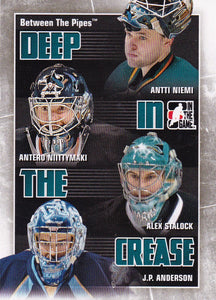 2010-11 Between The Pipes Deep In The Crease card DC-25 San Jose