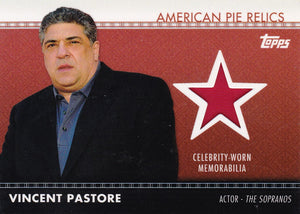 Vincent Pastore 2011 American Pie Relics Memorabilia card APR-33 Sopranos