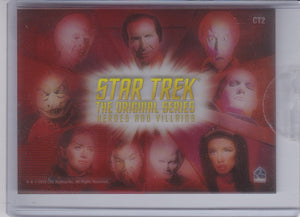 Star Trek the Original Series Heroes and Villians Case Topper card CT2