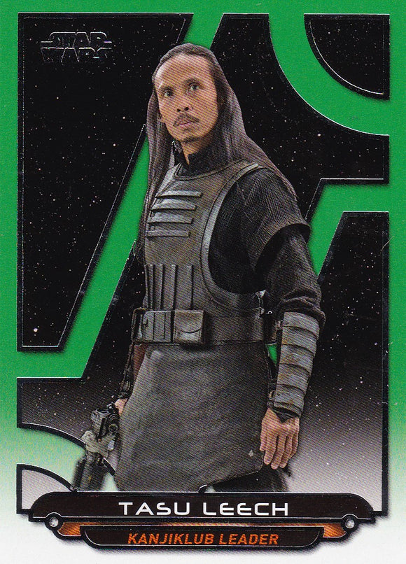Star Wars Galactic Files Reborn card TFA-17 Green Parallel #d 154/199
