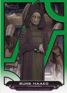 Star Wars Galactic Files Reborn card TPM-15 Green Parallel #d 073/199