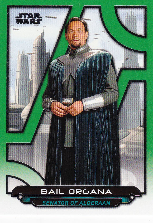 Star Wars Galactic Files Reborn card ROTS-10 Green Parallel #d 112/199