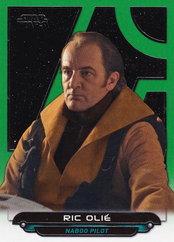 Star Wars Galactic Files Reborn card TPM-24 Green Parallel #d 198/199