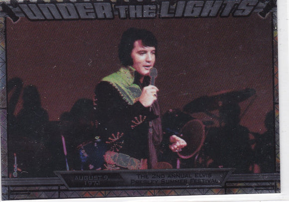 2010 Press Pass Elvis Milestones Under The Lights insert card UTL 5/12