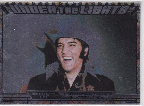 2010 Press Pass Elvis Milestones Under The Lights insert card UTL 3/12