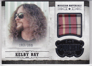 Kelby Ray 2014 Panini Country Music Musician Materials Relic M-KR 183/399