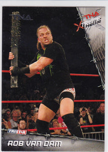 Rob Van Dam 2010 Tristar TNA Xtreme Wrestling card #32 Silver Parallel #d 01/40