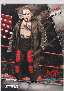 Sting 2010 Tristar TNA Xtreme Wrestling card #83 Silver Parallel #d 04/40