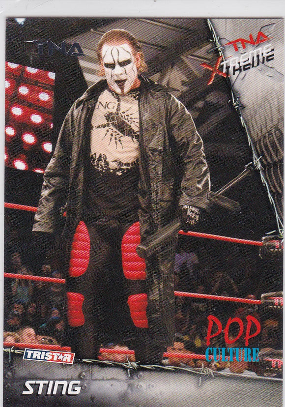 Sting 2010 Tristar TNA Xtreme Wrestling card #83 Silver Parallel #d 04/40