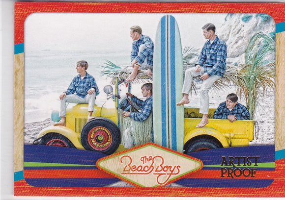 2013 Panini The Beach Boys card 34 Artist Proof #d 20/99