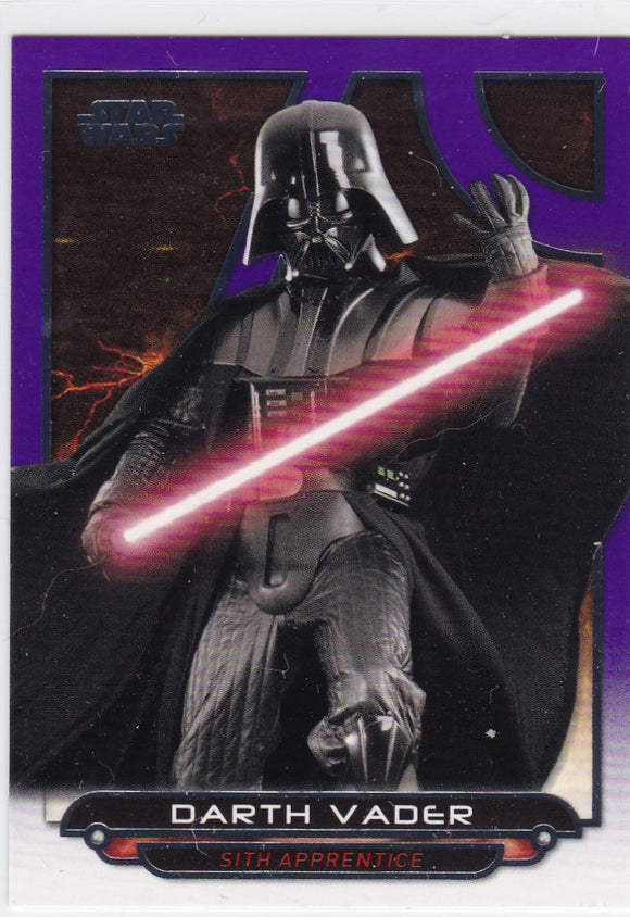 Star Wars Galactic Files 2018 card ROTS-19 Darth Vader Purple #d 55/99