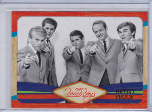 2013 Panini The Beach Boys card 2 Artist Proof #d 84/99