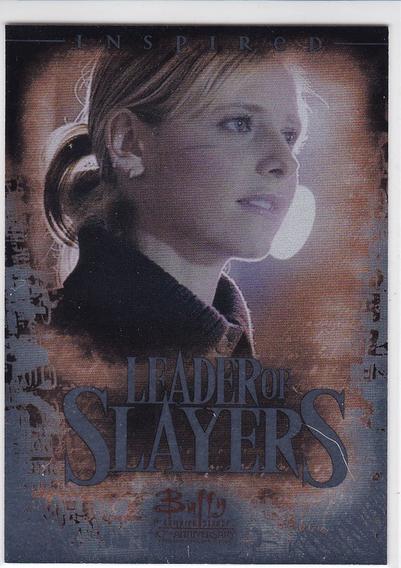 Buffy TVS 10th Anniversary Leader Of Slayers Insert card L2