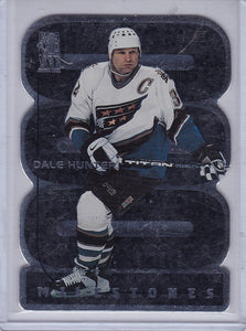 Dale Hunter 1998-99 ITG Be A Player Milestones Insert card M17