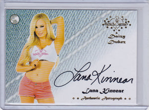 Lana Kinnear 2015 Benchwarmer Daizy Dukez Autograph card