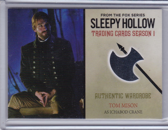 Sleepy Hollow Season 1 Tom Mison as Ichabod Crane Wardrobe card M02
