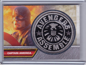 Captain America Movie Avengers Assemble Patch card I-4