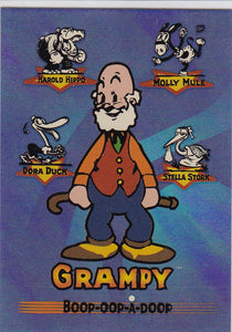 Betty Boop Dart Flipcards 2001 Friends of Betty Boop Insert card FB-4 Grampy