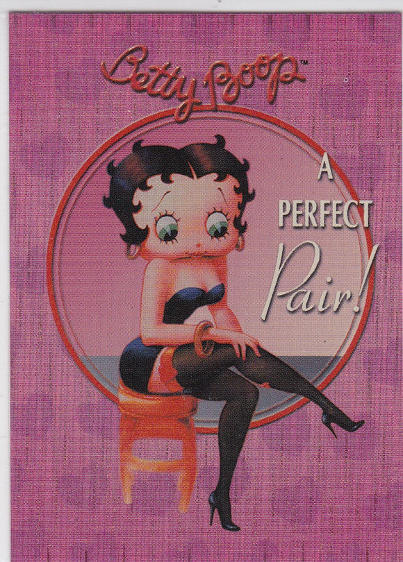 Betty Boop Dart Flipcards 2001 All About Betty Risky Foils Insert card RF-5
