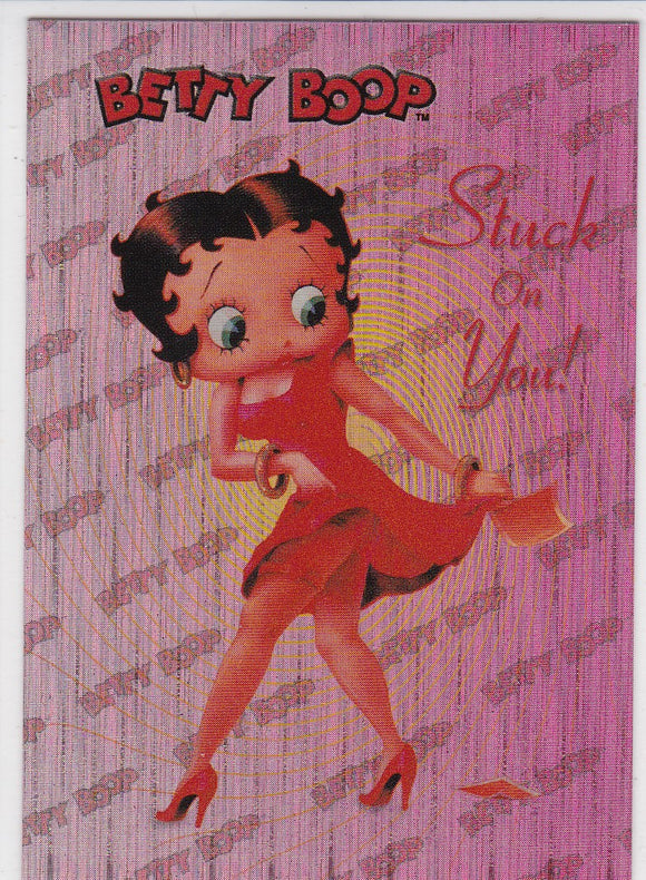 Betty Boop Dart Flipcards 2001 All About Betty Risky Foils Insert card RF-5