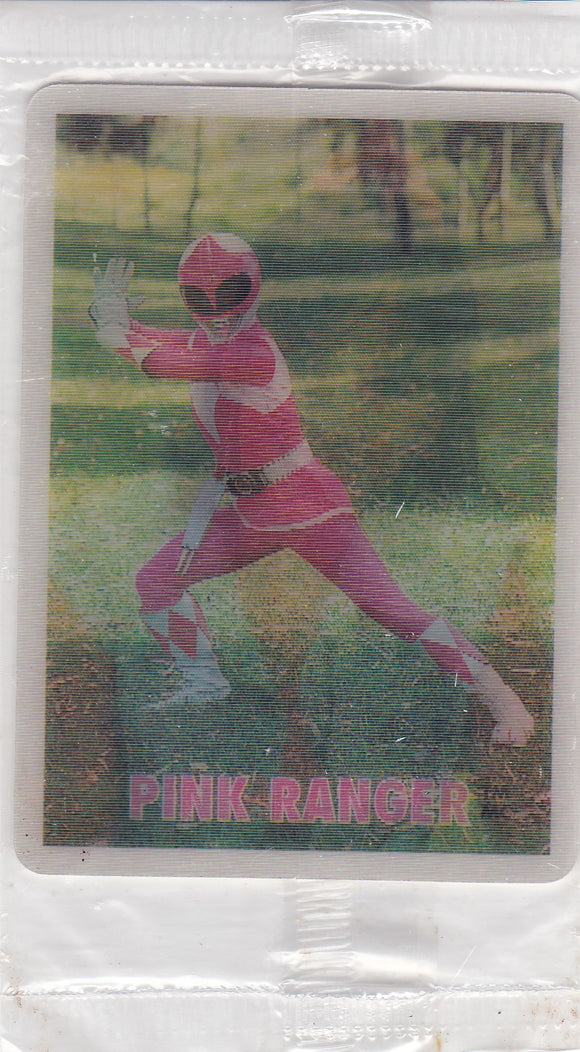 Power Rangers Magic Motion card Kimberly / Pink Ranger Trix Lucky Charms
