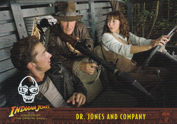 Indiana Jones Kingdom Of The Crystal Skull card 53 Foil Skull #d 161/350