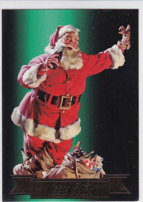 The Coca-Cola Collection Series 3 Santa card S22 Santa 1954