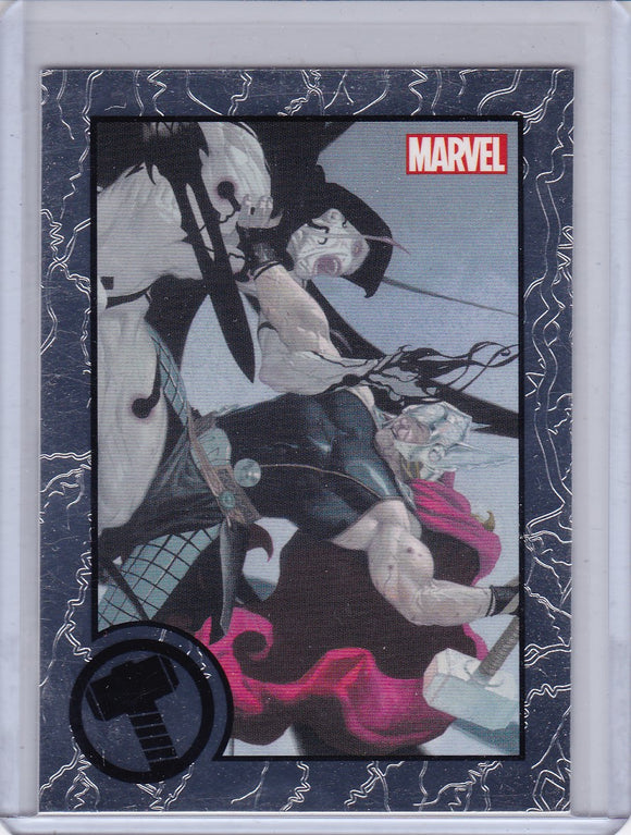 Marvel Universe 2014 Greatest Battles Foil card #93 Thor Vs Gorr