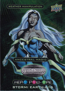 2015 Marvel Vibranium Hero Pow-Ore card HP-14 Storm