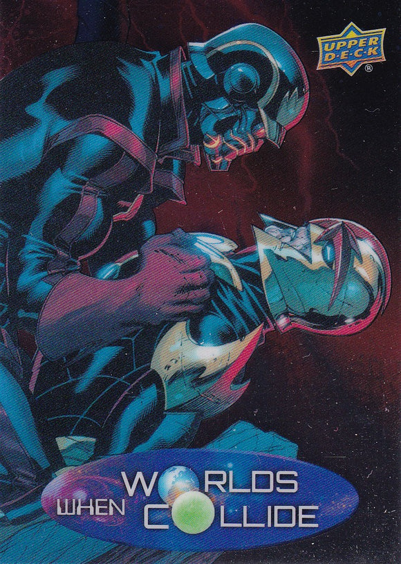 2015 Marvel Vibranium When Worlds Collide card WC-14 Nova Vs Star Lord