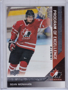 Sean Monahan 2013-14 Team Canada Program Of Excellence card SP2