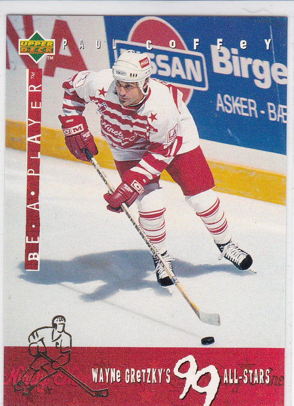 Paul Coffey 1994-95 Upper Deck Be A Player Wayne Gretzky's All Stars card G2