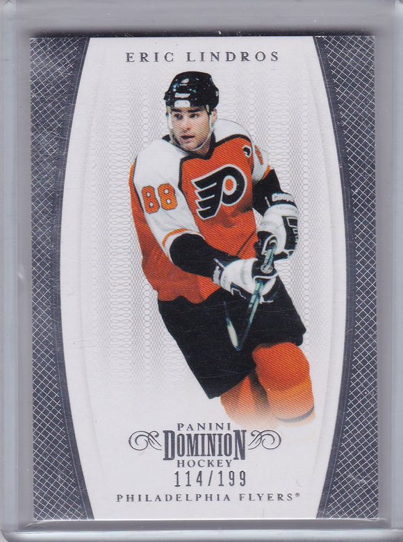 Eric Lindros 2011-12 Dominion Hockey base card #88 #d 114/199