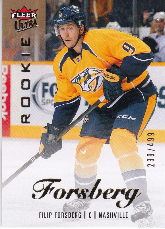 Filip Forsberg 2013-14 Showcase Fleer Ultra Rookie card #59 #d 239/499