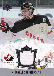 Mitchell Stephens 2015-16 UD Team Canada Juniors Jersey card #120