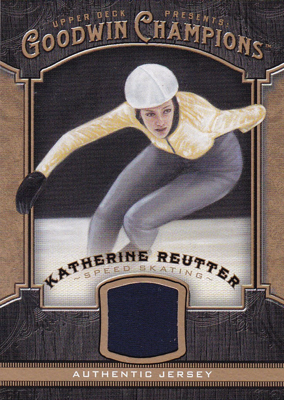 Katherine Reutter 2014 Goodwin Champions Memorabilia card M-RE