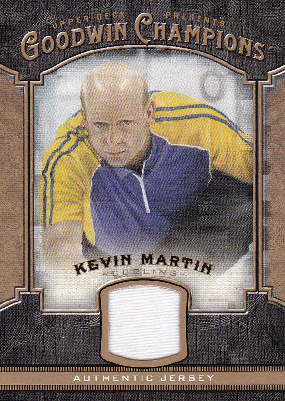 Kevin Martin 2014 Goodwin Champions Memorabilia card M-KM
