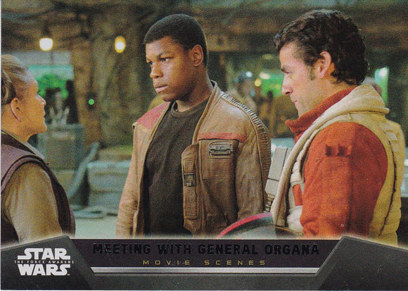 Star Wars The Force Awakens Movie Scenes Insert 13 of 20 Foil #d 178/250