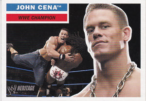 John Cena 2005 Topps WWE Heritage Promo card