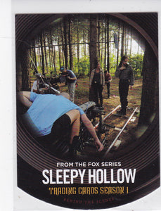 Sleepy Hollow Season 1 Behind the Scenes Insert card BTS4