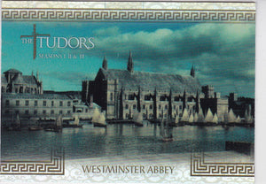 The Tudors Seasons 1 2 & 3 Location Foil Insert card L-6 Westminster Abbey