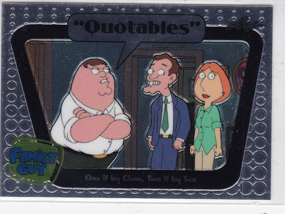 Family Guy Seasons 3, 4 & 5 Quotables Insert card Q02