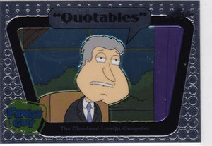 Family Guy Seasons 3, 4 & 5 Quotables Insert card Q12